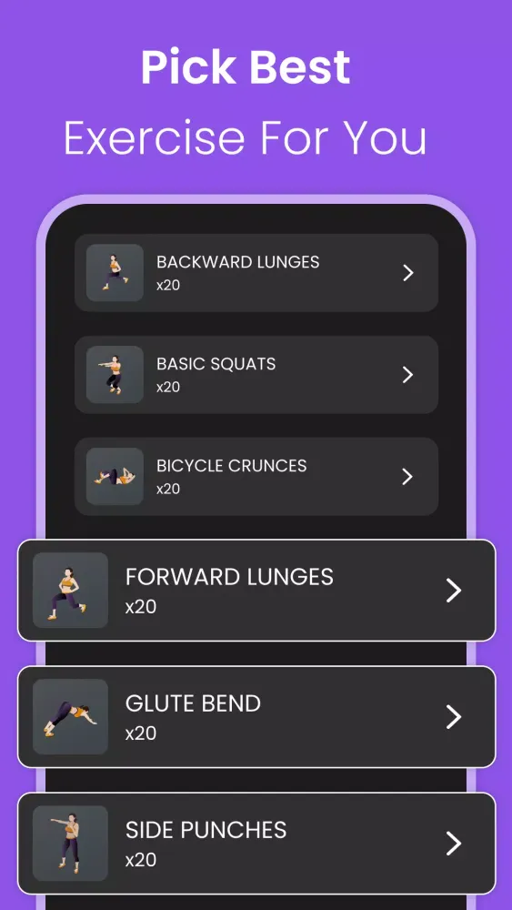 Captures d'écran de Buttocks Workouts for Women