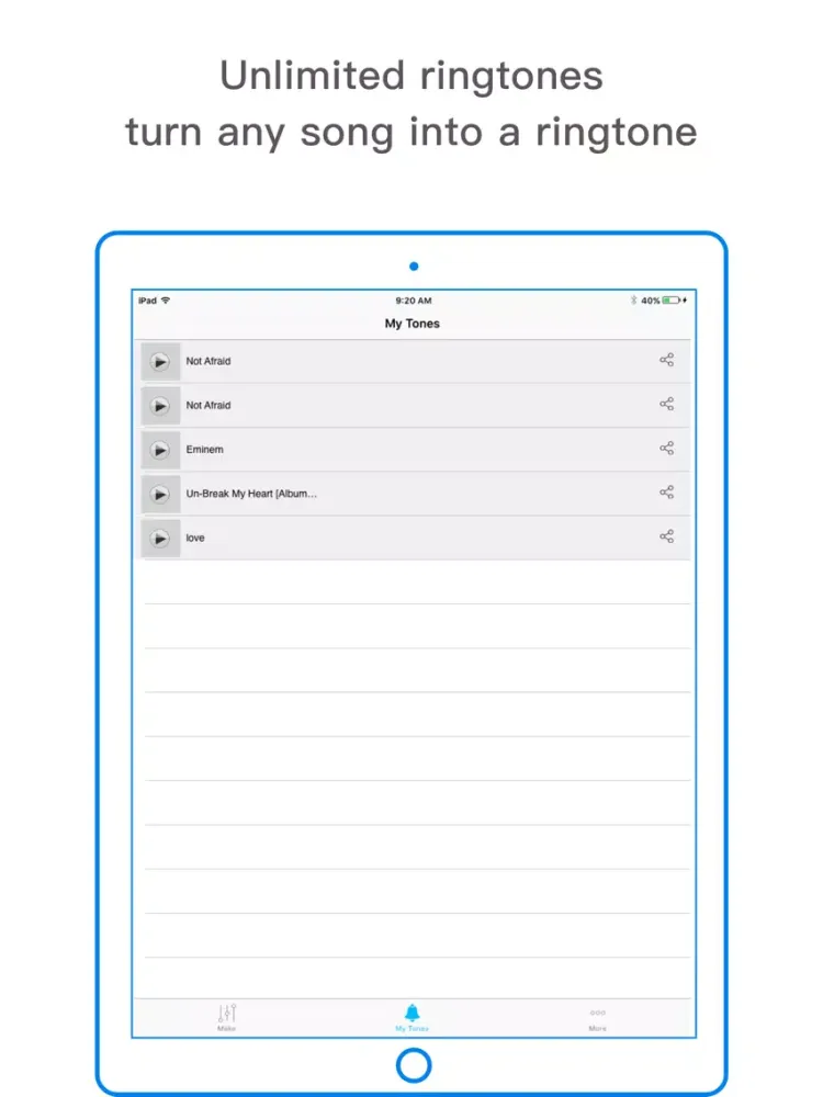 Free Ringtones - Music Ringtone Maker & Ring Tones iPad  Ekran Görüntüleri