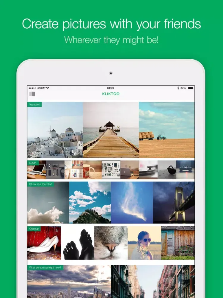 Capturas de tela do KlikToo : Real-Time Photo Sharing with Friends iPad 