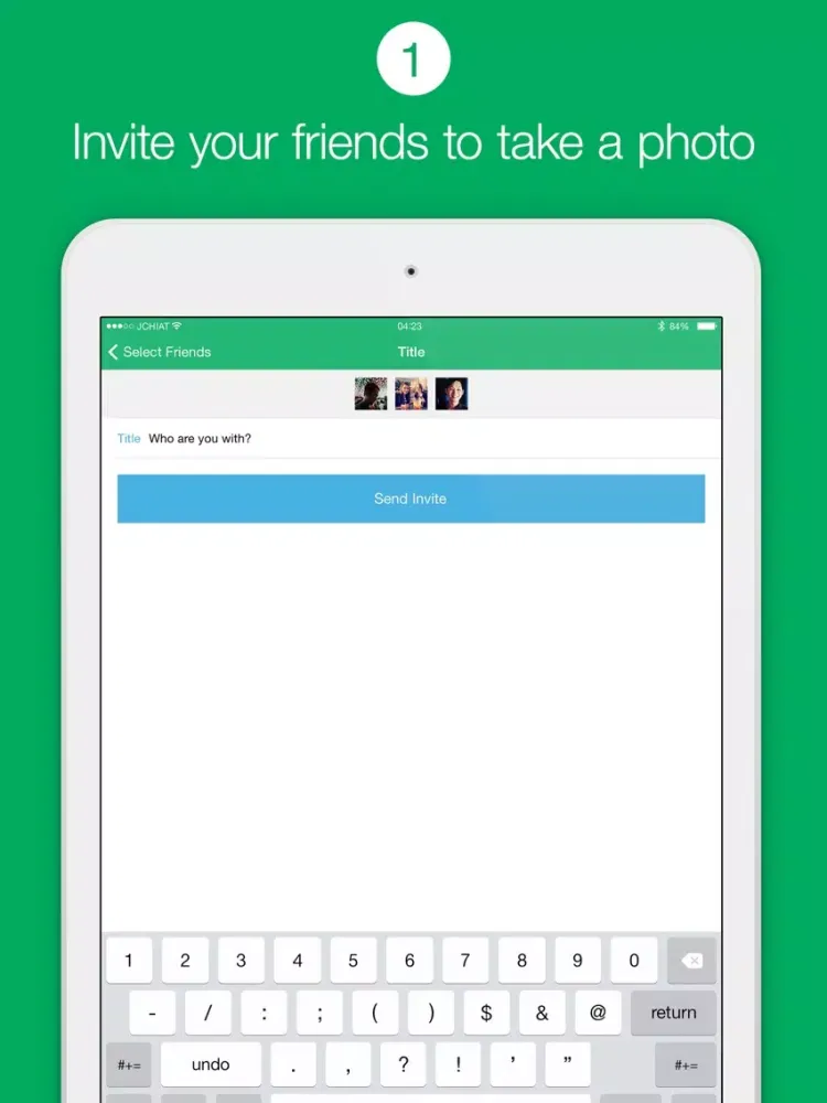 Capturas de tela do KlikToo : Real-Time Photo Sharing with Friends iPad 