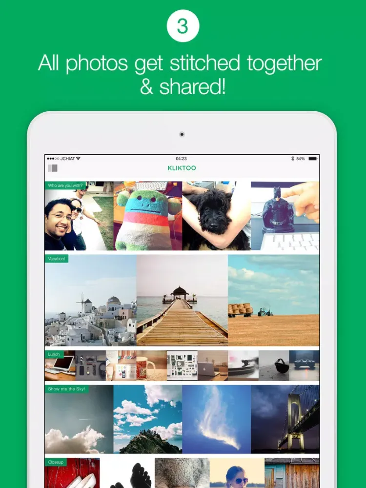 Capturas de tela do KlikToo : Real-Time Photo Sharing with Friends iPad 