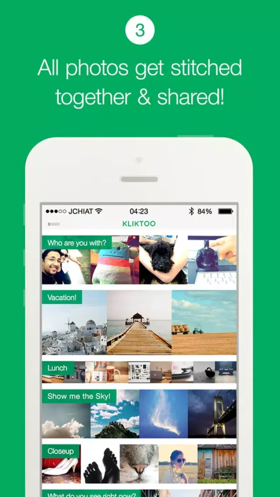 Capturas de tela do KlikToo : Real-Time Photo Sharing with Friends