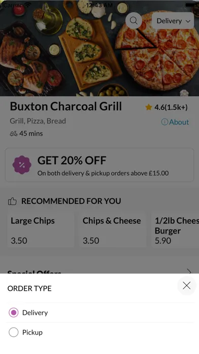 Capturas de tela do Buxton Charcoal Grill