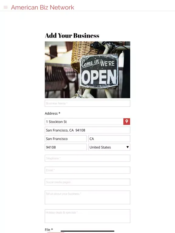 Capturas de pantalla de American Business Network iPad 