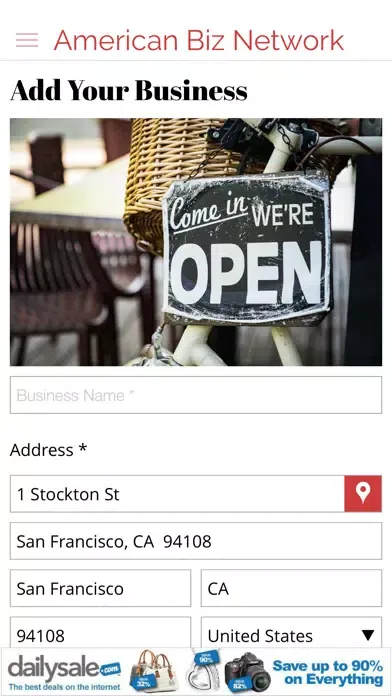 Capturas de pantalla de American Business Network