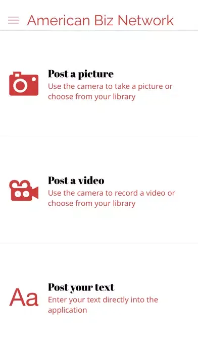 Capturas de pantalla de American Business Network