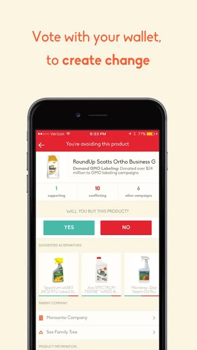 Скриншоты Buycott - Barcode Scanner & QR Bar Code Scanner