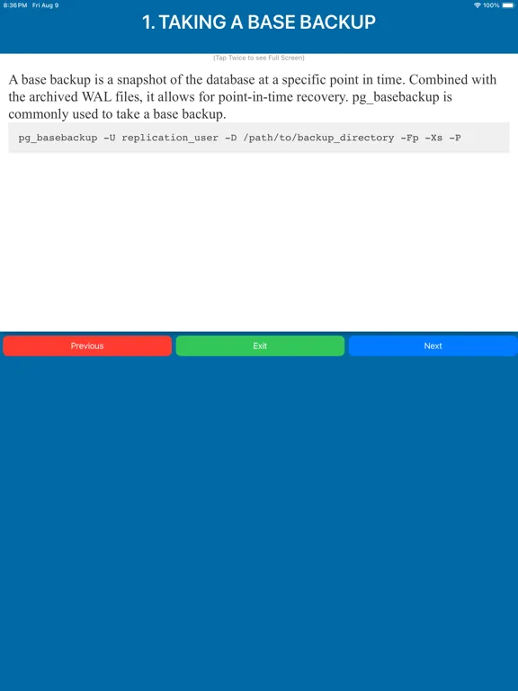 Скриншоты PostgresqlCertiQuestions iPad 