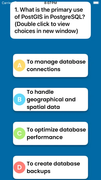 Скриншоты PostgresqlCertiQuestions