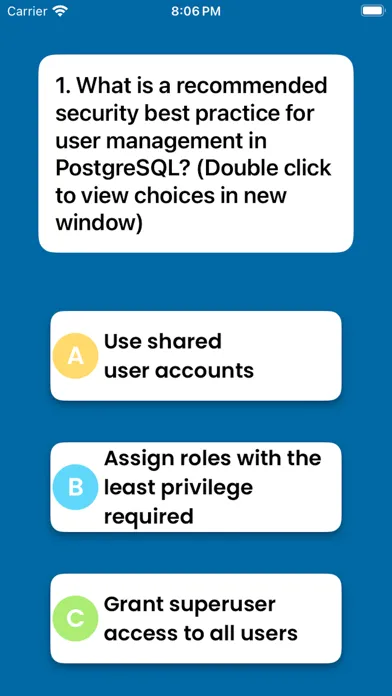 Скриншоты PostgresqlCertiQuestions