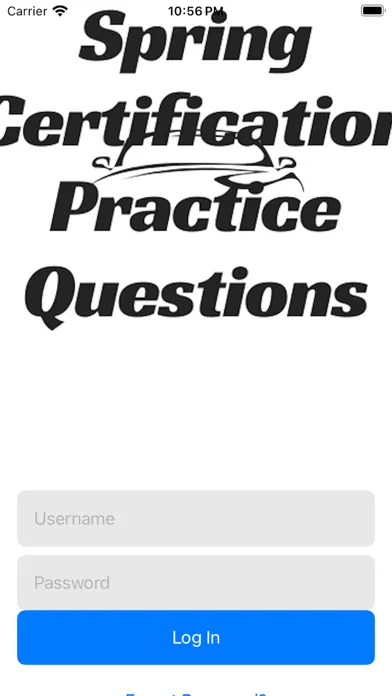 Capturas de pantalla de Spring Practice Questions