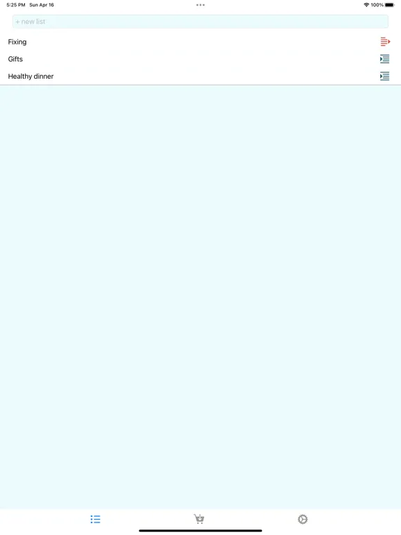 Buy easy - grocery list maker iPad  スクリーンショット