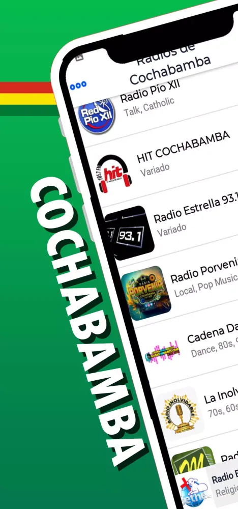 Radios de Cochabamba Bolivia应用截图