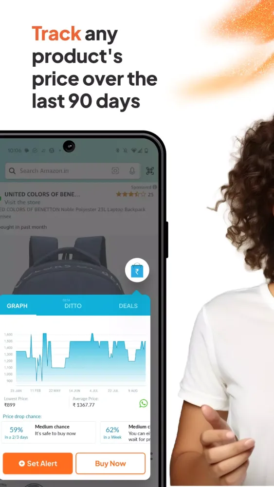 Tangkapan skrin Price History Online Shopping