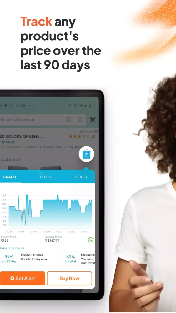 Tangkapan skrin Price History Online Shopping