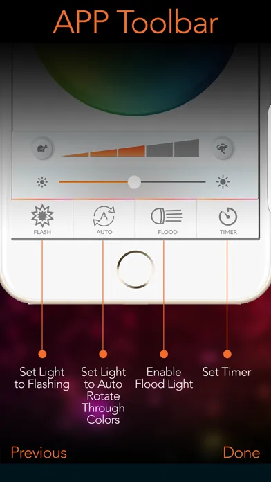 Night Stars Landscape Light Bluetooth Remote Ekran Görüntüleri