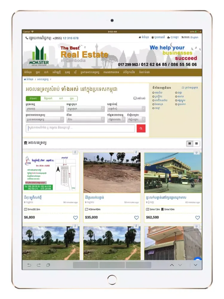 Buy & Sale Real Estate iPad  Ekran Görüntüleri
