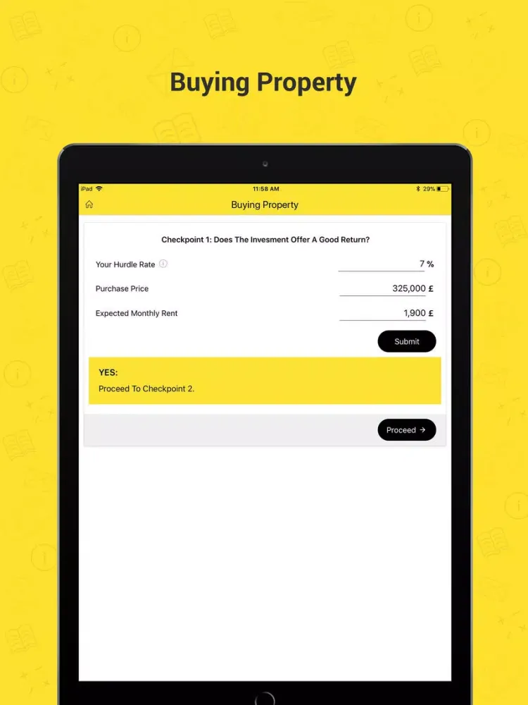 Buy To Let Loose iPad  Screenshots