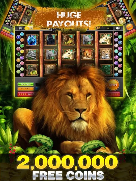Capturas de pantalla de Safari Lion Slots: Pokies Jackpot Casino iPad 