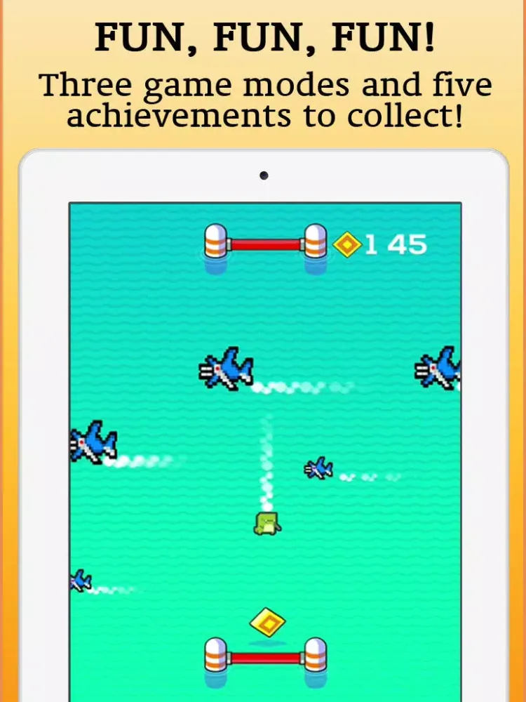 Zrzuty ekranu Impossible Pong - Endless Water Pong Arcade iPad 