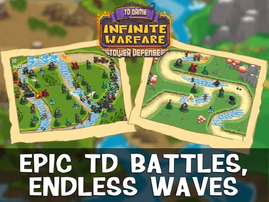 Скриншоты Infinite Warfare Tower Defense iPad 