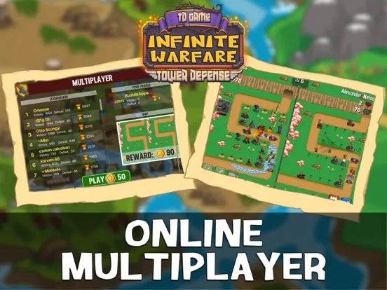 Скриншоты Infinite Warfare Tower Defense iPad 