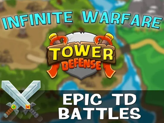 Ảnh chụp màn hình của Infinite Warfare Tower Defence iPad 