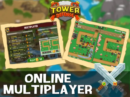 Ảnh chụp màn hình của Infinite Warfare Tower Defence iPad 