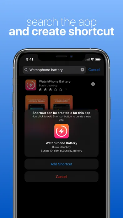 Tangkapan layar App Shortcut