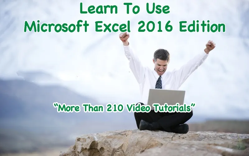 Tangkapan layar Learn To Use - Microsoft Excel 2016 Edition