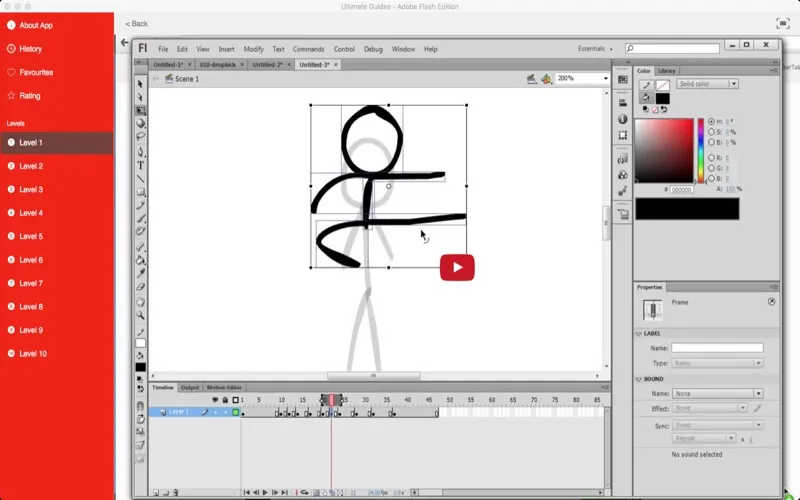 Capturas de tela do Ultimate Guides - Adobe Flash Edition