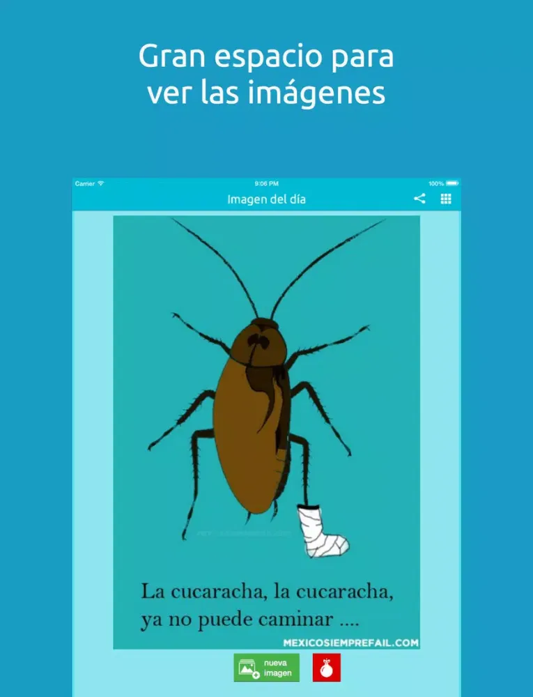 ภาพหน้าจอของ Imágenes y frases graciosas, positivas, divertidas, chistosas, optimistas, ocurrentes y alegres - Las mejores fotos con citas para compartir con amigos - La Imagen Del Dia iPad 
