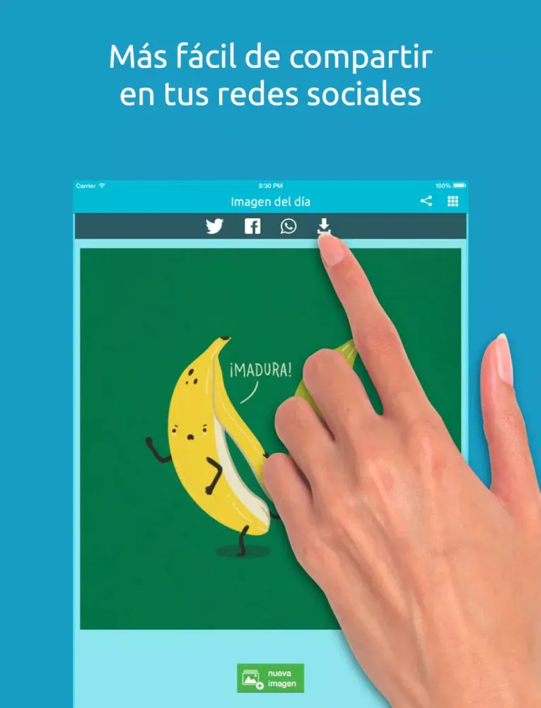 ภาพหน้าจอของ Imágenes y frases graciosas, positivas, divertidas, chistosas, optimistas, ocurrentes y alegres - Las mejores fotos con citas para compartir con amigos - La Imagen Del Dia iPad 