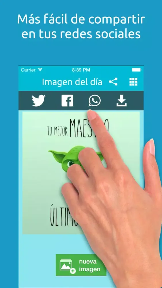 ภาพหน้าจอของ Imágenes y frases graciosas, positivas, divertidas, chistosas, optimistas, ocurrentes y alegres - Las mejores fotos con citas para compartir con amigos - La Imagen Del Dia