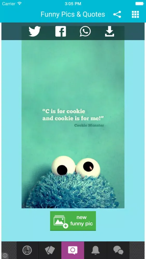 Tangkapan skrin Funny pics and quotes