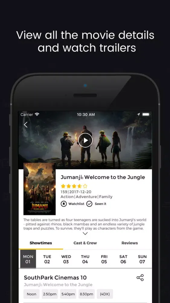 Buzz - Movies & Events سکرین شاٹس
