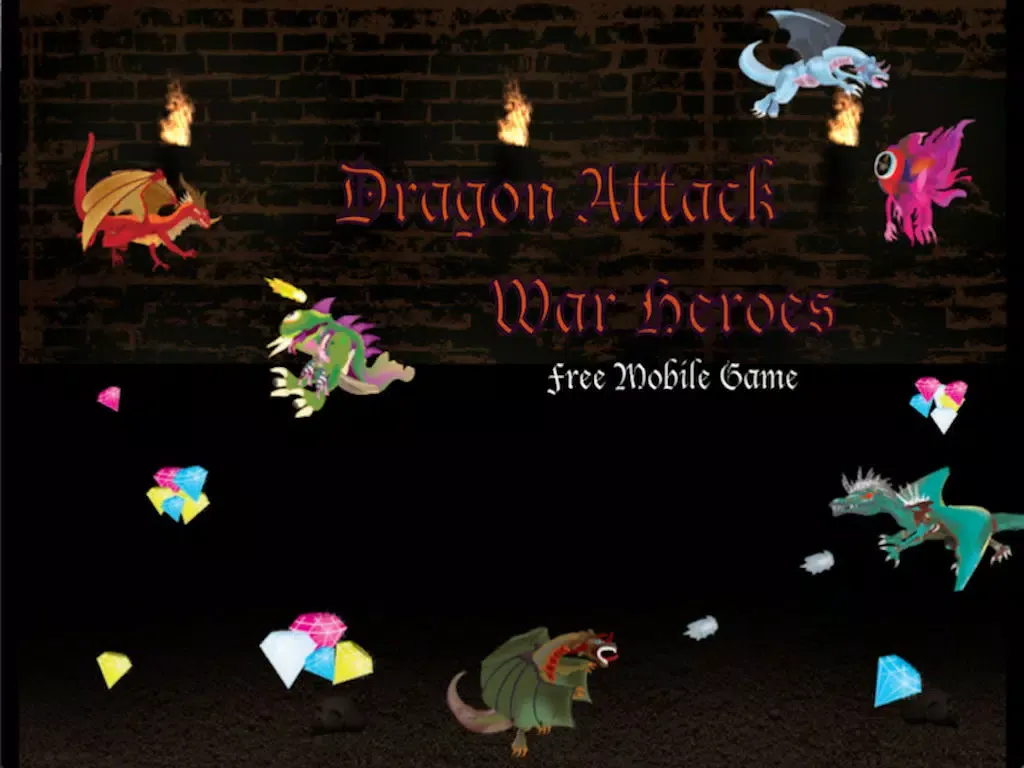 Tangkapan layar Dragon Attack War Heroes Free Mobile Game iPad 
