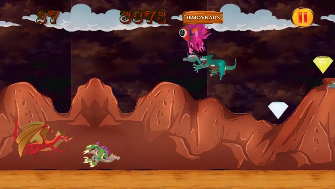 Tangkapan layar Dragon Attack War Heroes Free Mobile Game