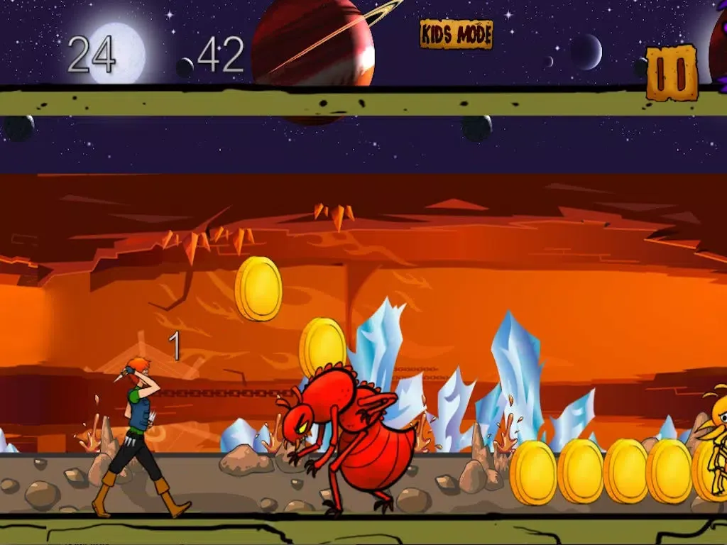 Capturas de tela do Thugs Vs Bugs Clash With Angry Bug Clans Free iPad 