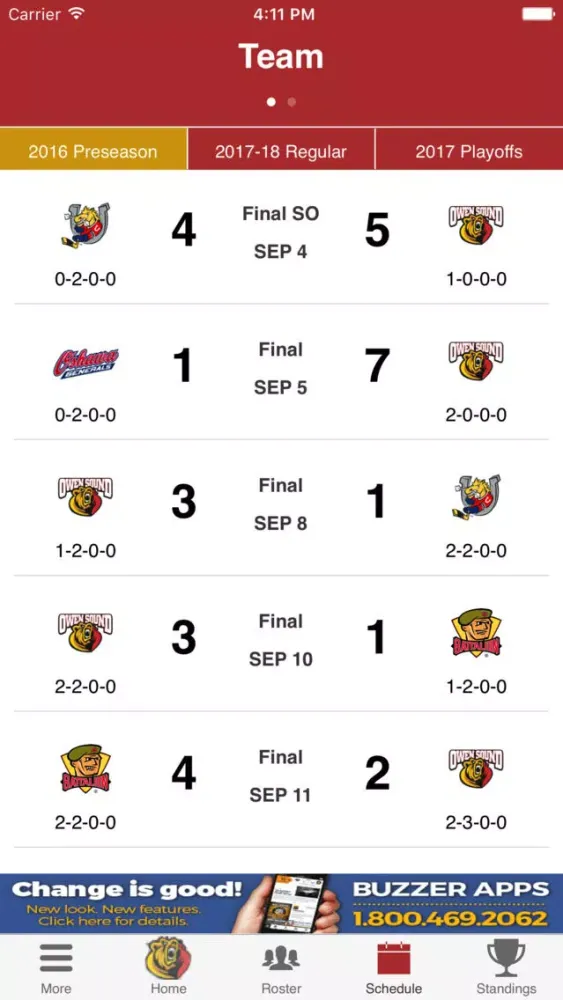 Owen Sound Attack Official App Ekran Görüntüleri