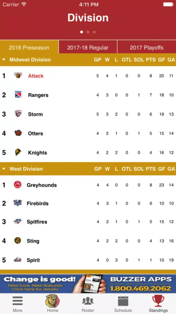 Owen Sound Attack Official App Ekran Görüntüleri