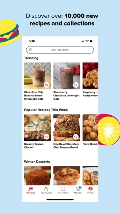 Tangkapan layar Tasty: Recipes, Cooking Videos