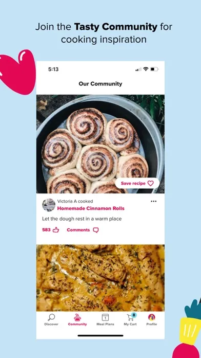 Tangkapan layar Tasty: Recipes, Cooking Videos