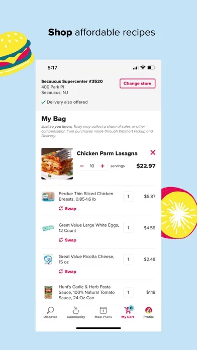 Tangkapan layar Tasty: Recipes, Cooking Videos