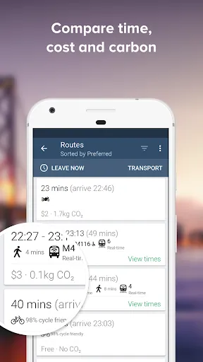 Zrzuty ekranu TripGo