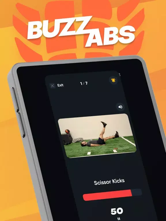 BuzzAbs: Ab Workouts iPad 应用截图