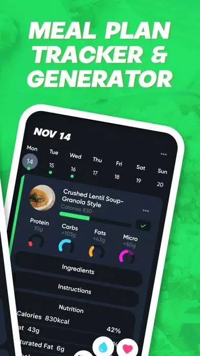 BuzzEat: Auto Meal Planner Ekran Görüntüleri