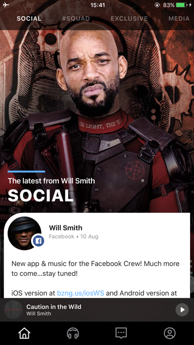 Zrzuty ekranu Will Smith - Official App