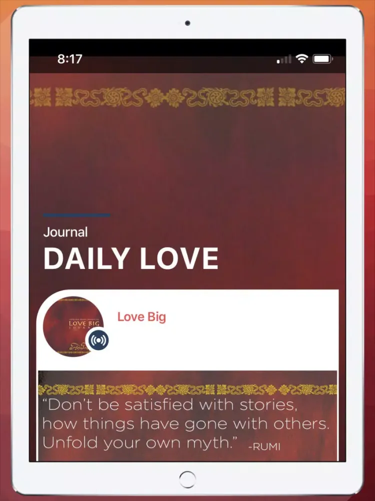 Ảnh chụp màn hình của Love Big iPad 