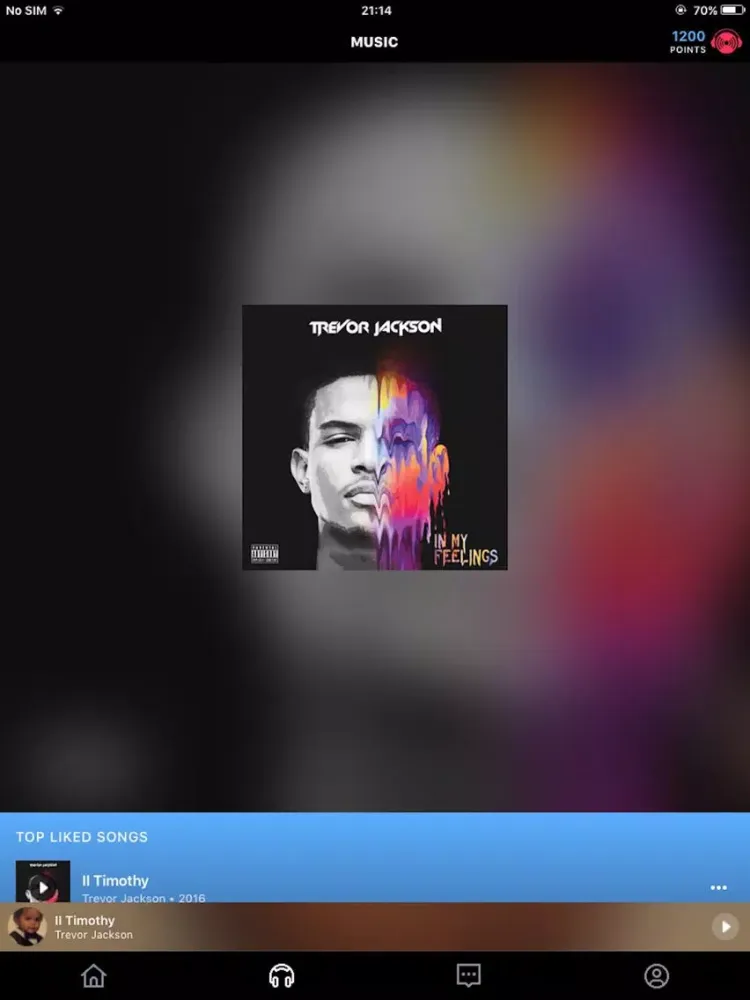 Captures d'écran de Trevor Jackson iPad 